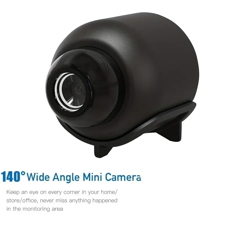 Caméra de surveillance WiFi X5 Mini 1080P sans fil avec vision nocturne et détection de mouvement 7