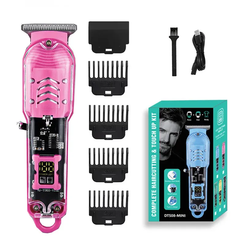 Tondeuse à cheveux professionnelle rechargeable sans fil pour hommes 4