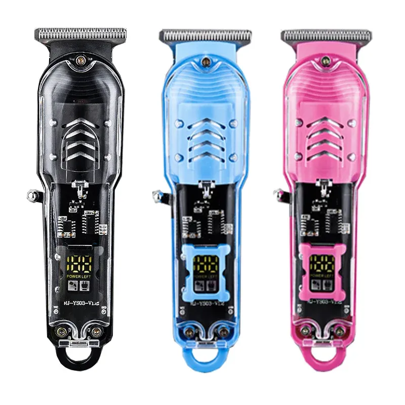 Tondeuse à cheveux professionnelle rechargeable sans fil pour hommes 5
