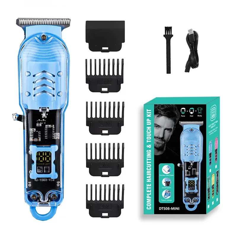 Tondeuse à cheveux professionnelle rechargeable sans fil pour hommes 7