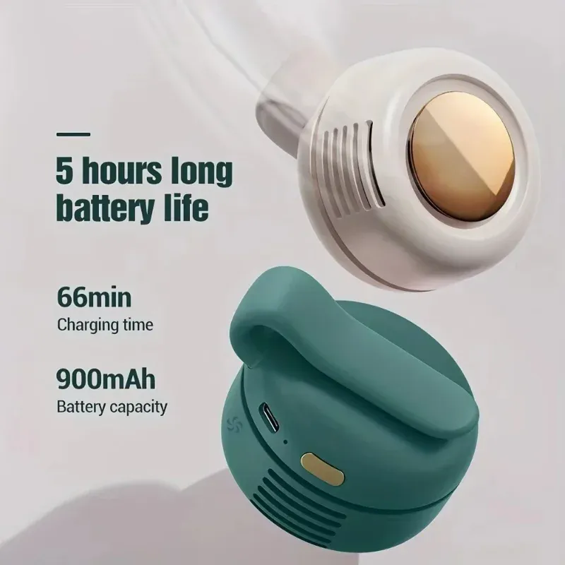 Ventilateur portable silencieux sans pales à clipser, 3 vitesses, pour l'extérieur