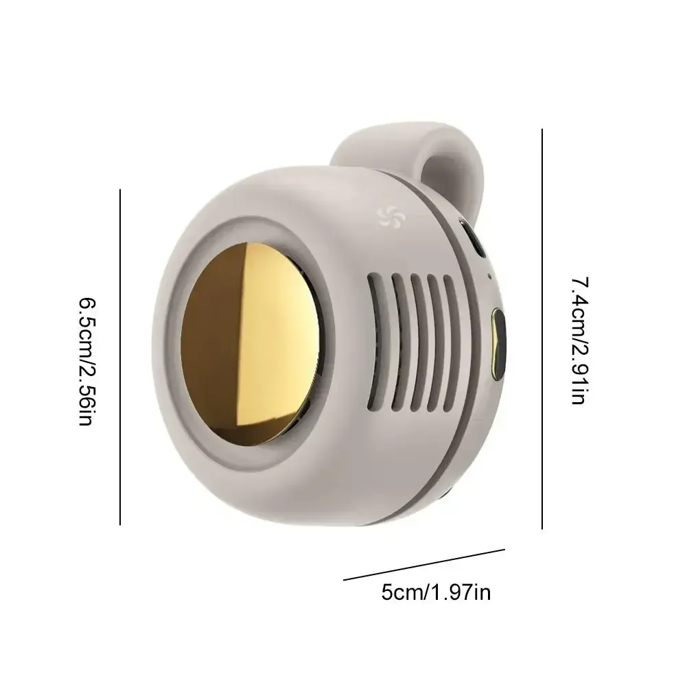 Ventilateur portable silencieux sans pales, vue d'ensemble