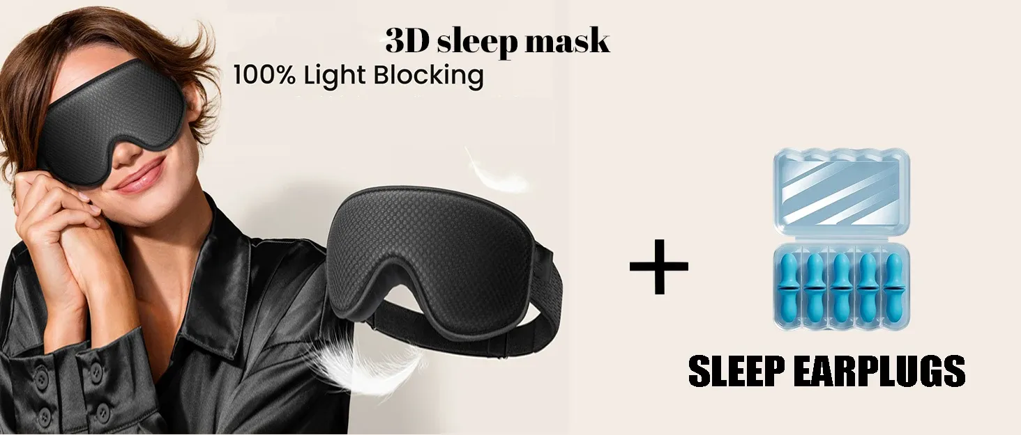 Masque de sommeil 3D pour une obscurité totale