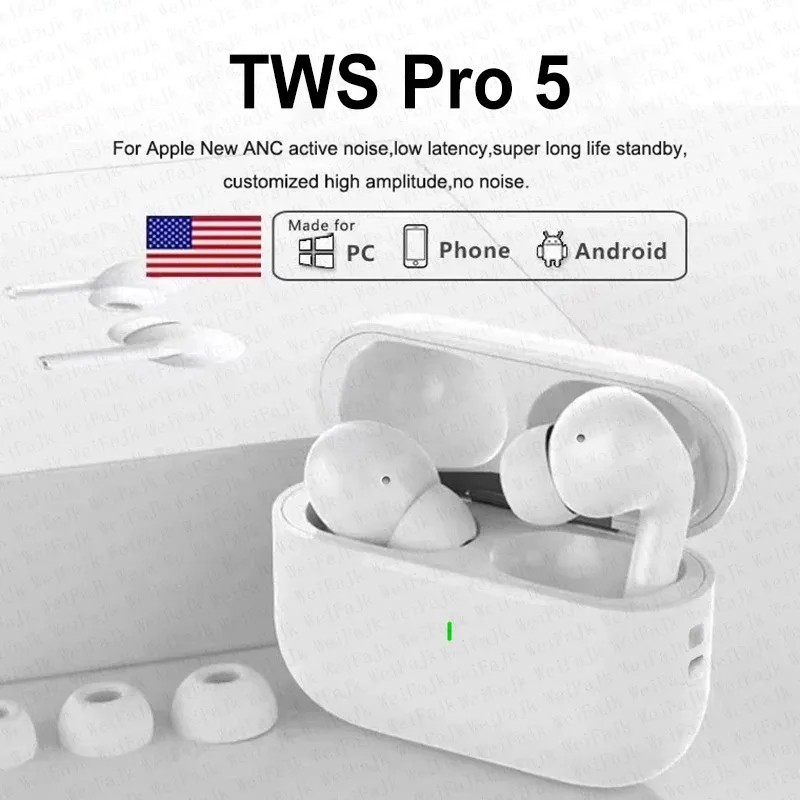 Écouteurs sans fil Bluetooth Apple AirPods Pro d'origine, intra-auriculaires, sport, à réduction de bruit, compatibles Xiaomi et iPhone