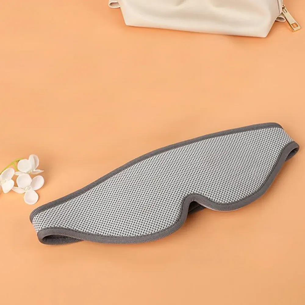 Masque de sommeil 3D pour hommes et femmes, 100 % occultant, sans pression sur les yeux, bandeau réglable 7