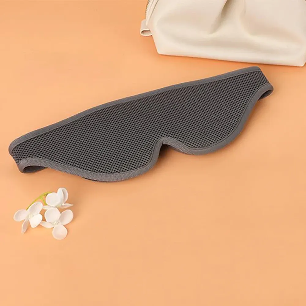 Masque de sommeil 3D pour hommes et femmes, 100 % occultant, sans pression sur les yeux, bandeau réglable 8