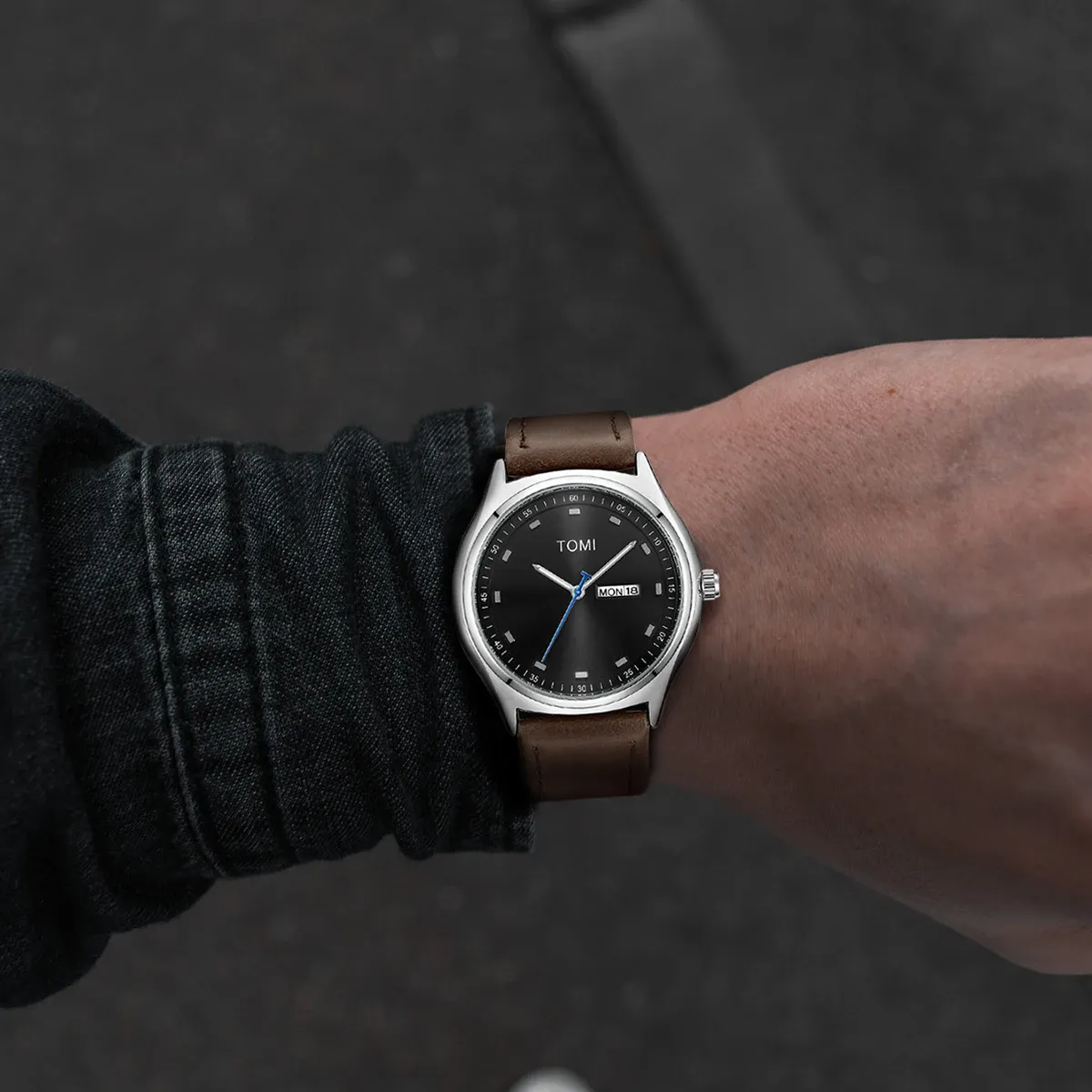 Montre minimaliste pour hommes, style affaires et décontracté, montre à quartz unisexe polyvalente et tendance, avec calendrier 3