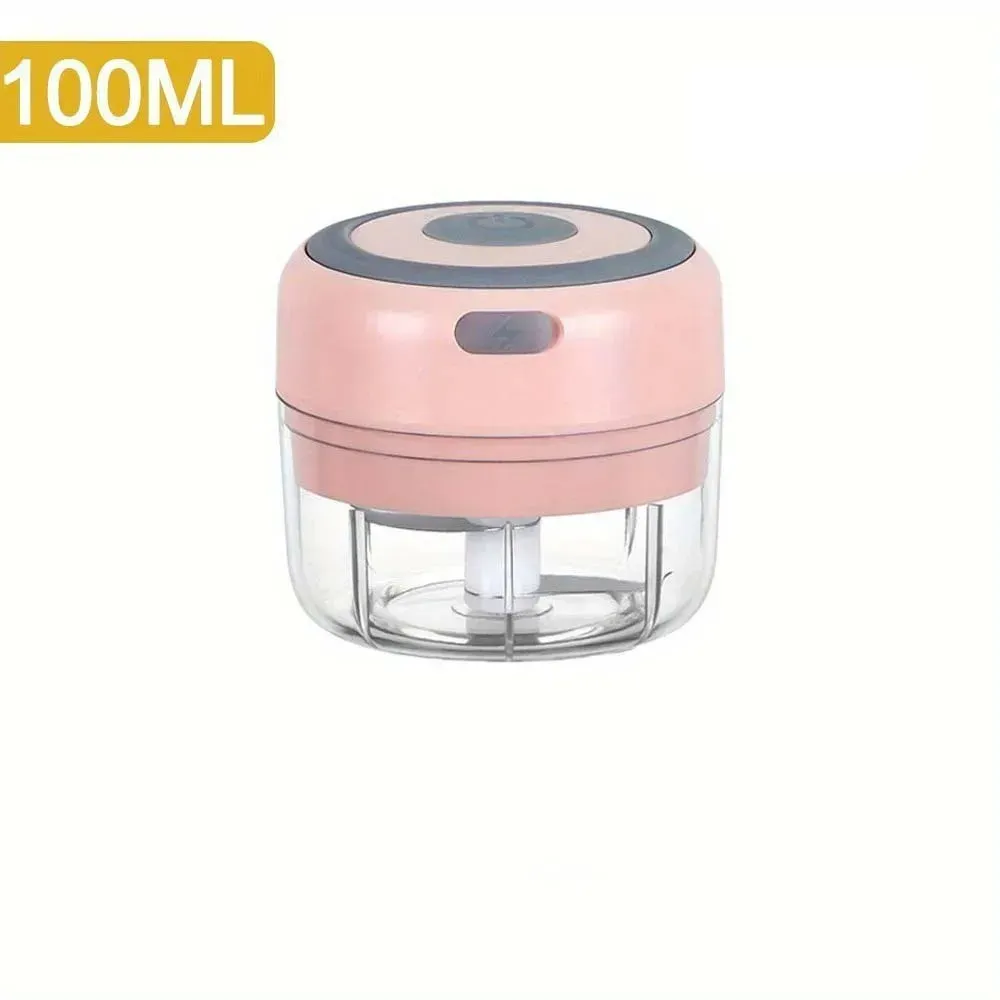 Hachoir électrique 100 ml / 250 ml, hachoir rotatif à ail, presse-ail et coupe-légumes 13