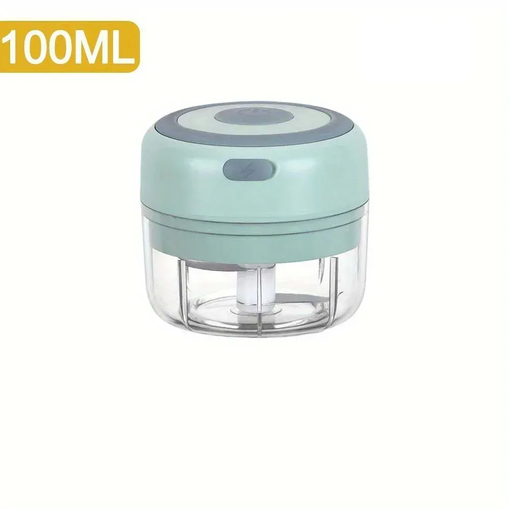 Hachoir électrique 100 ml / 250 ml, hachoir rotatif à ail, presse-ail et coupe-légumes 14