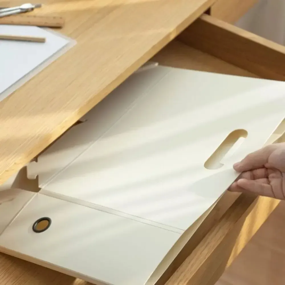 Boîte de rangement A4 pliable, vue d'ensemble