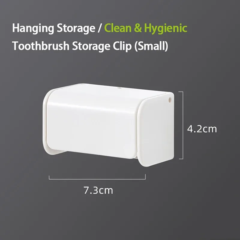 Porte-brosse à dents mural sans perçage, pour salle de bain, multi-têtes, amovible et lavable, réf. YSJ004 10