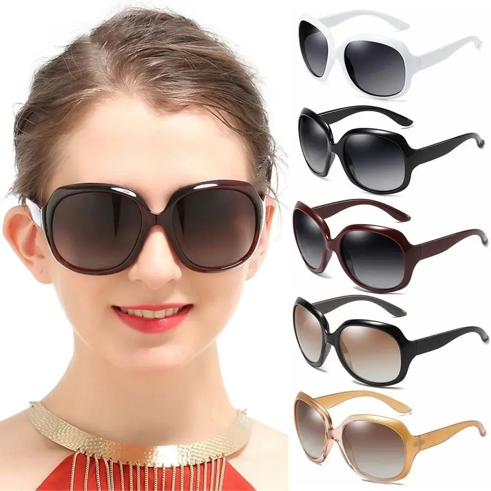 Lunettes de soleil polarisées carrées surdimensionnées, protection UV400, style vintage 1