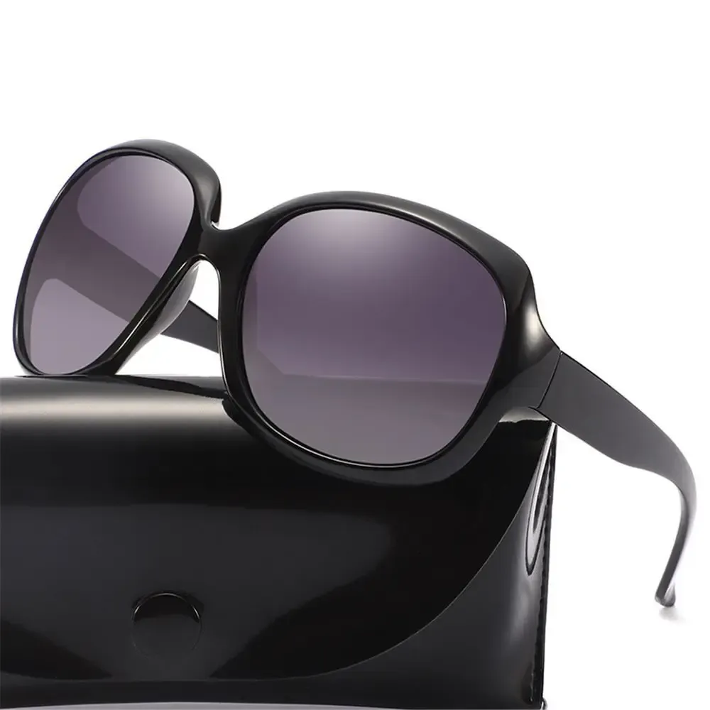 Lunettes de soleil polarisées carrées surdimensionnées, protection UV400, style vintage 3