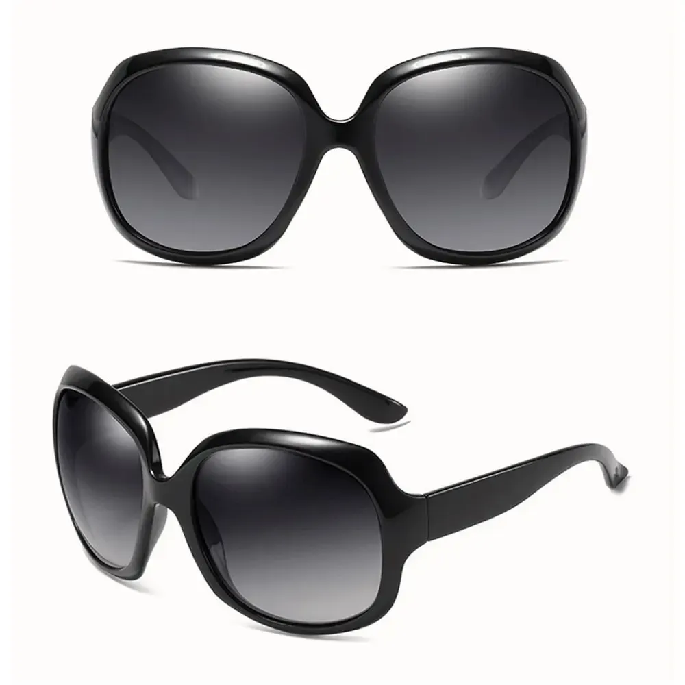 Lunettes de soleil polarisées carrées surdimensionnées, protection UV400, style vintage 9