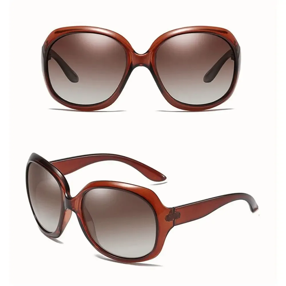 Lunettes de soleil polarisées carrées surdimensionnées, protection UV400, style vintage 8