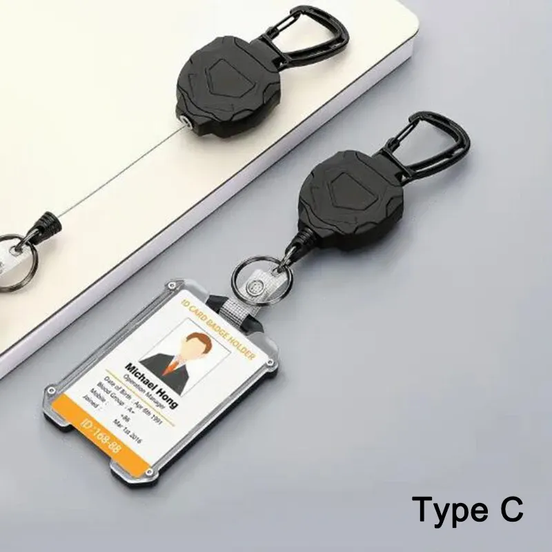 Porte-badge rétractable robuste avec clip 5