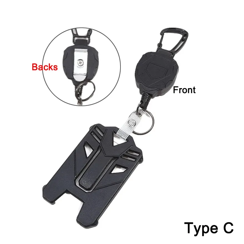 Porte-badge en situation d'utilisation