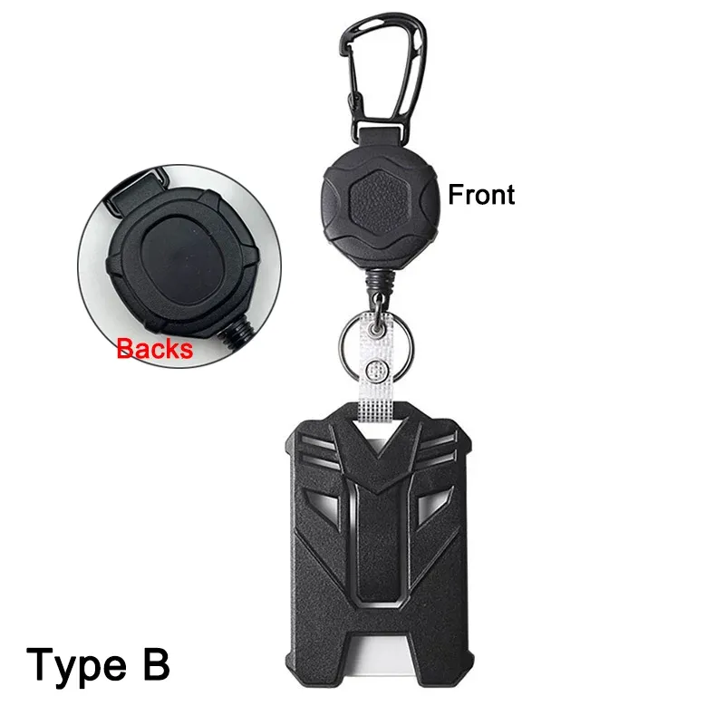 Porte-badge rétractable robuste avec clip 7