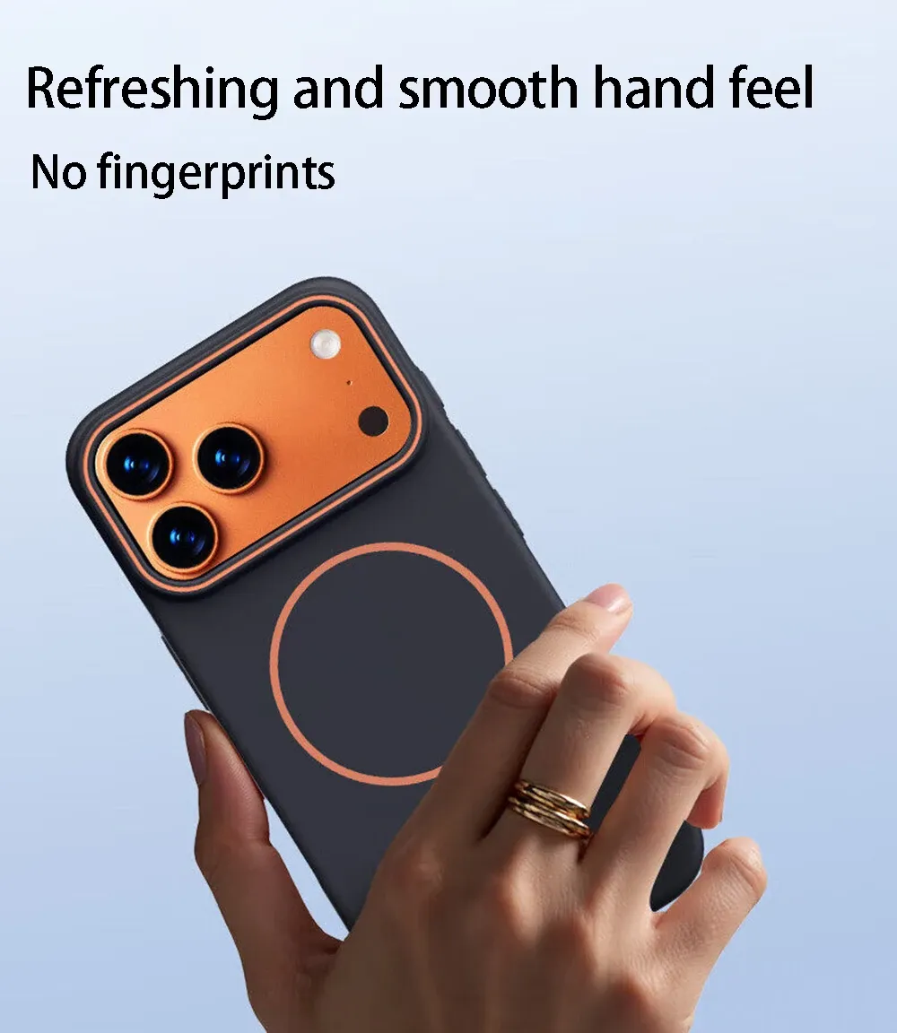Coque Magsafe en silicone, esthétique raffinée