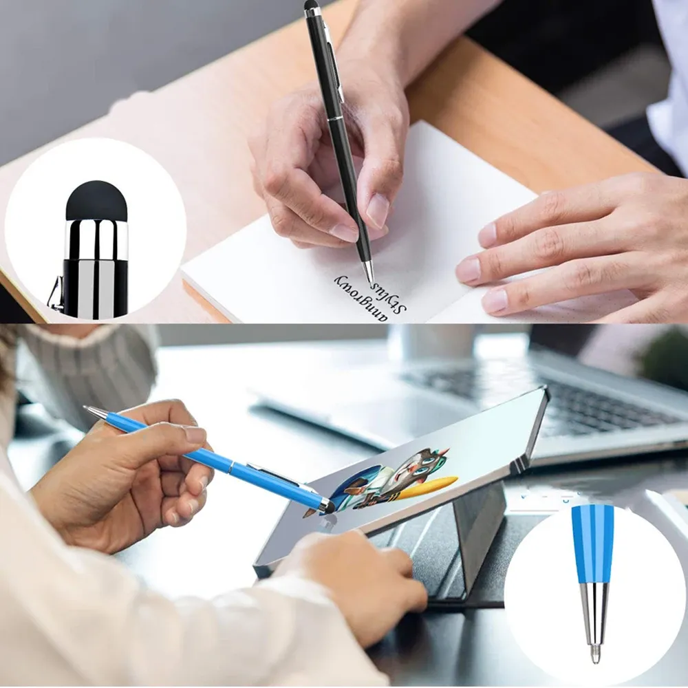 Stylet universel pour tablette et smartphone, lot de 10 pièces, pour écran tactile capacitif, compatible iPhone, iPad, Samsung, Xiaomi et Android 3