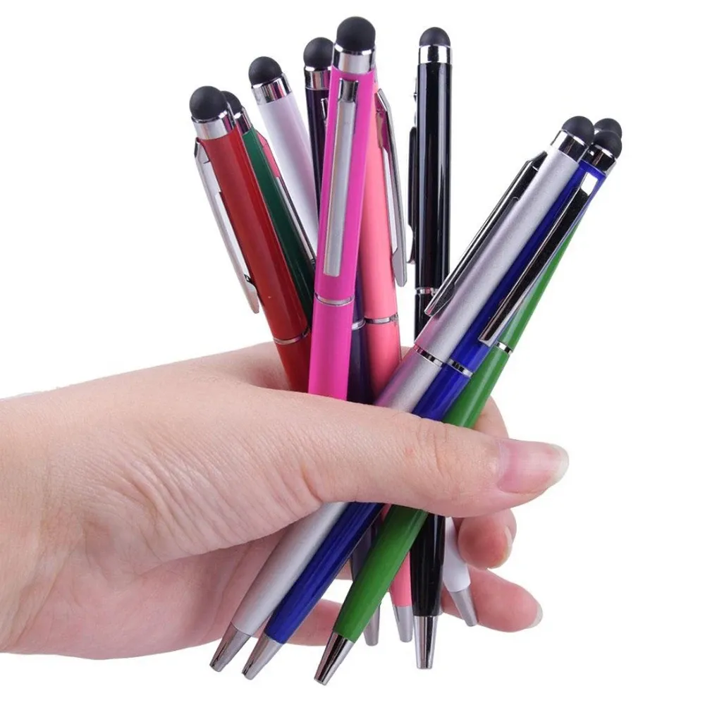 Stylet universel pour tablette et smartphone, lot de 10 pièces, pour écran tactile capacitif, compatible iPhone, iPad, Samsung, Xiaomi et Android 2