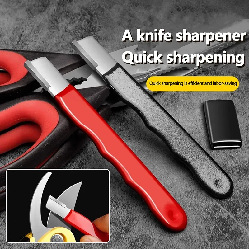 Affûteur portable en métal pour couteaux, ciseaux et outils de coupe 2