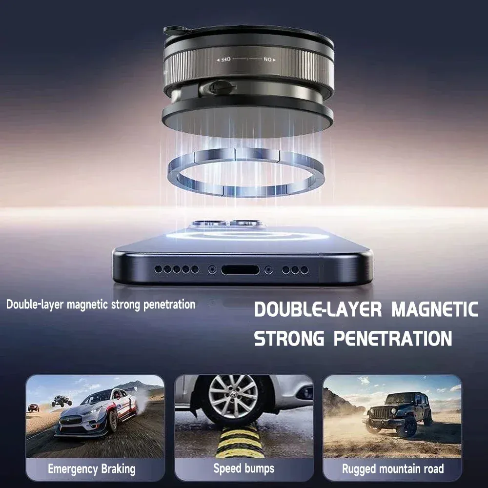 Support de téléphone pour voiture pivotant à 360°