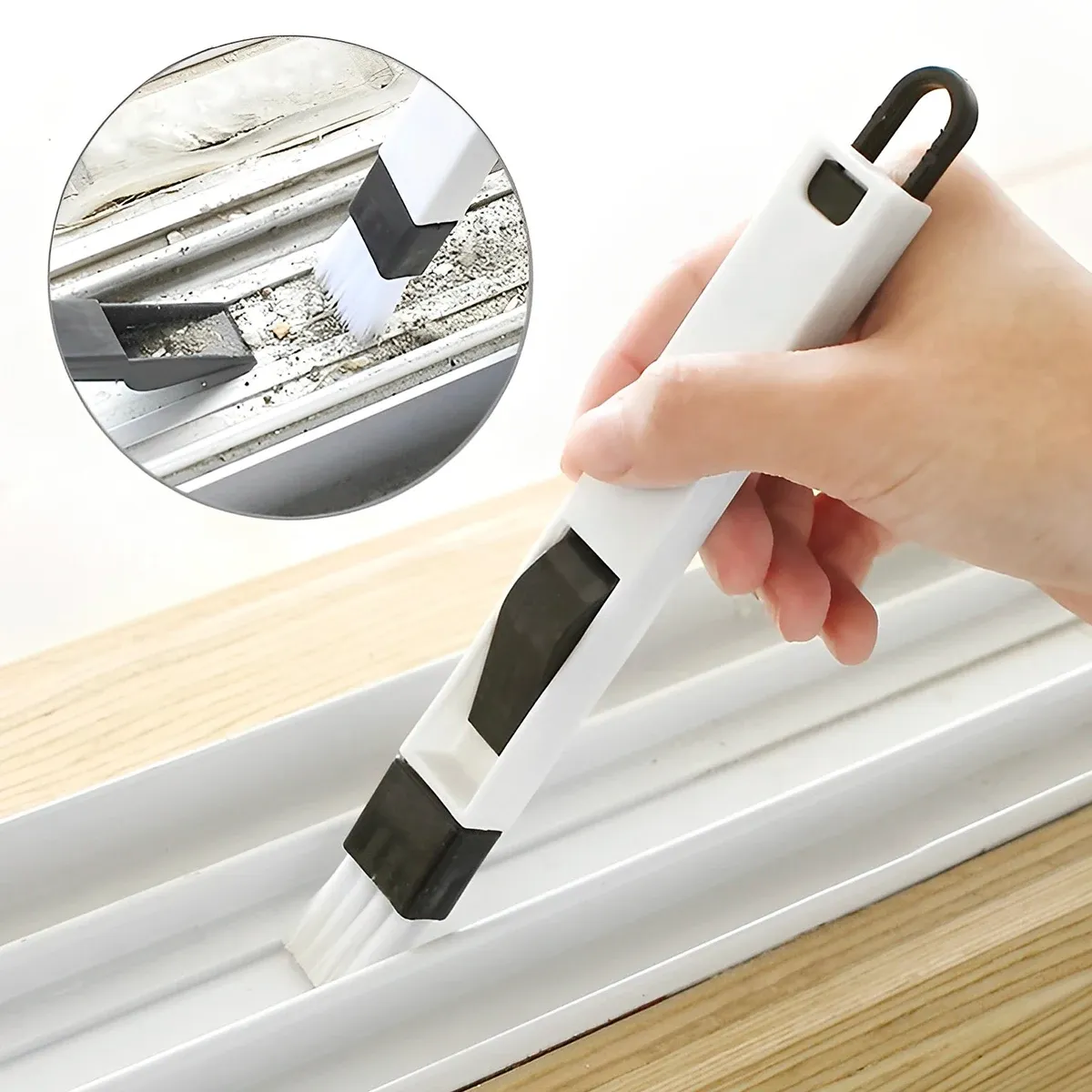 Ensemble de 9 brosses de nettoyage pour joints, brosse manuelle polyvalente, nettoyage en profondeur, brosse de récurage réutilisable pour joints de carrelage 5