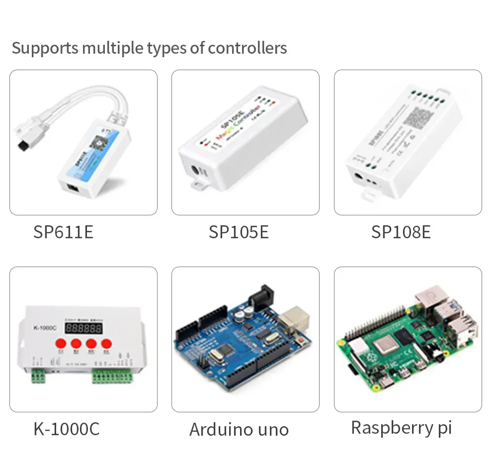 Bande lumineuse RGBIC installée