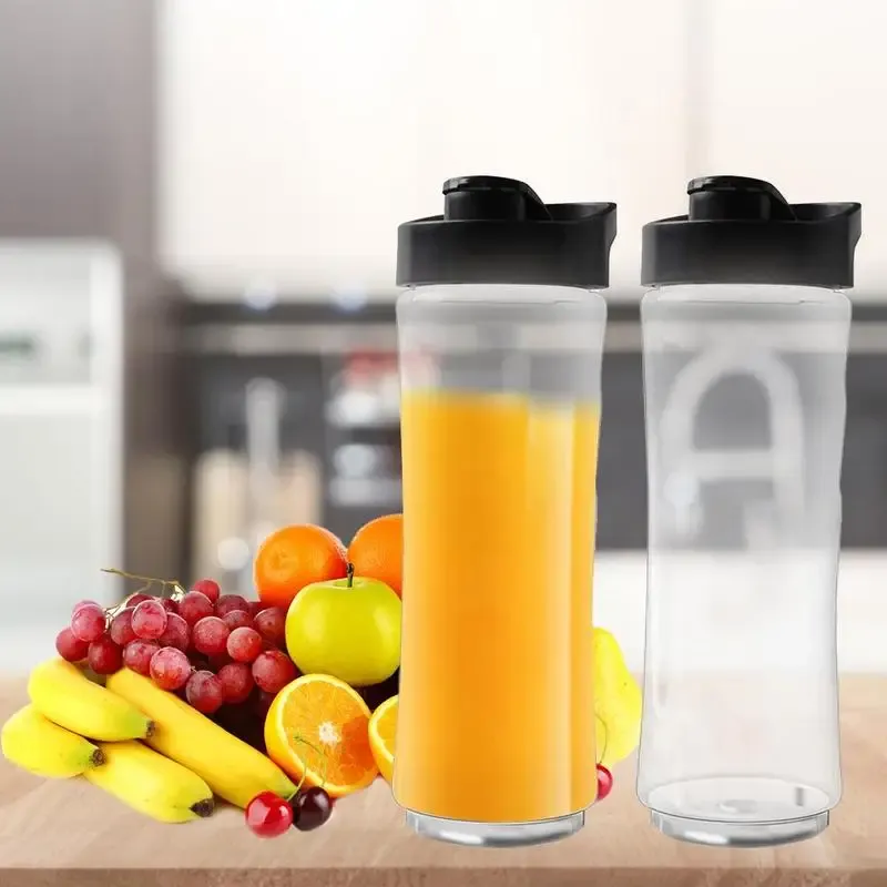 Bouteille de smoothie 20 oz avec couvercle, bouteille de sport portable, compatible avec les modèles O'Ster BLSTPB et BLSTP2, avec tasse presse-agrumes 3