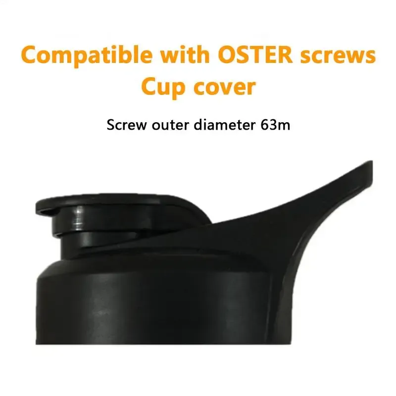 Bouteille de smoothie 20 oz avec couvercle, bouteille de sport portable, compatible avec les modèles O'Ster BLSTPB et BLSTP2, avec tasse presse-agrumes 4