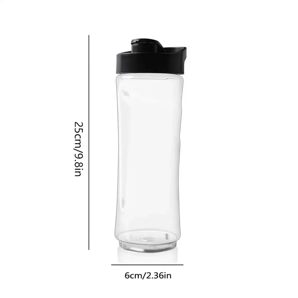 Bouteille de smoothie 20 oz avec couvercle, bouteille de sport portable, compatible avec les modèles O'Ster BLSTPB et BLSTP2, avec tasse presse-agrumes 7