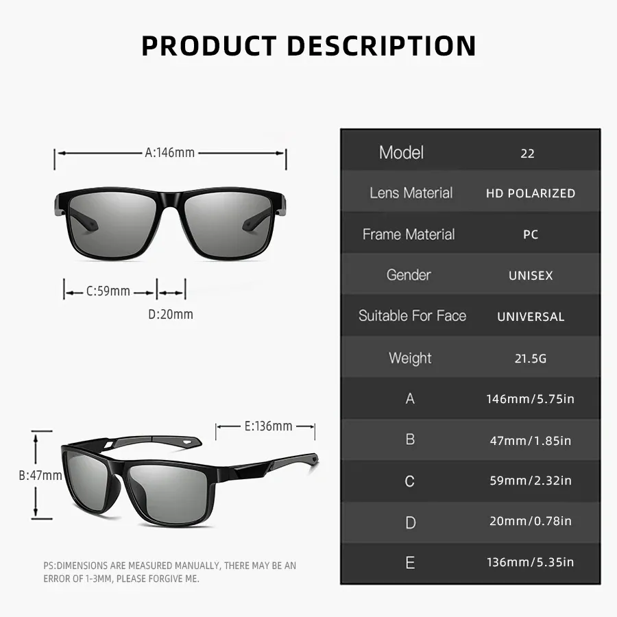 Lunettes de soleil vintage pour hommes et femmes