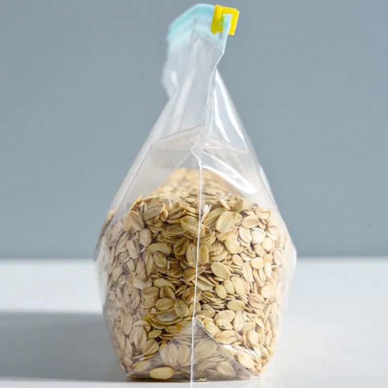 Sacs de rangement réutilisables à fermeture zippée, transparents et de qualité alimentaire 3