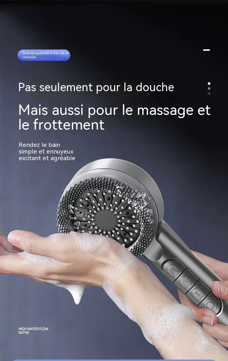 Finition du pommeau de douche