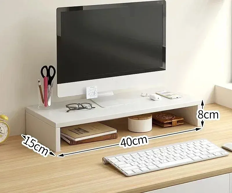 Support pour moniteur et ordinateur portable au bureau