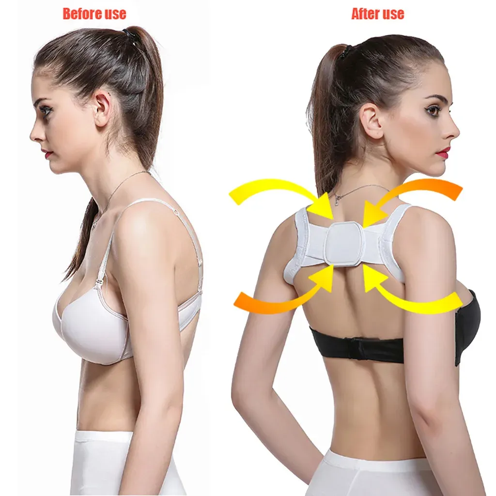 Correcteur de posture réglable, mise en situation