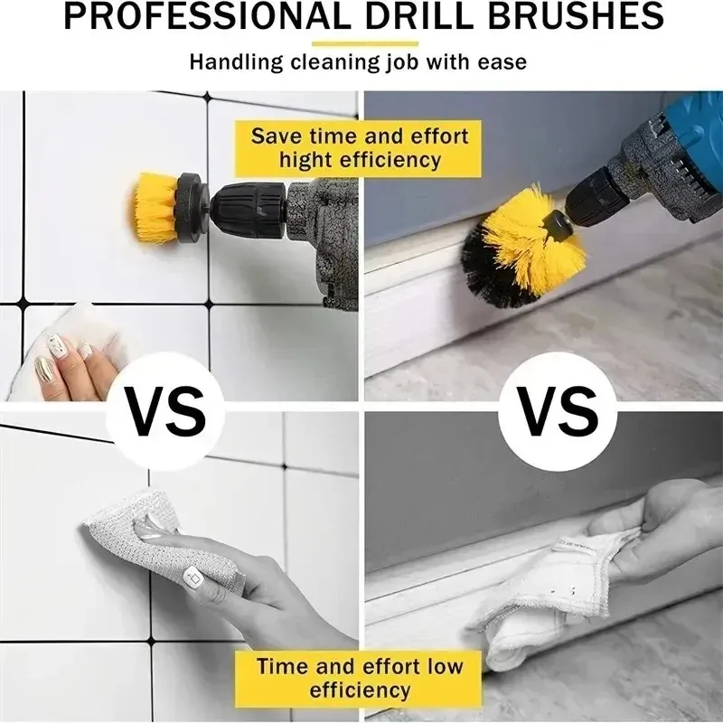 Brosse à récurer pour perceuse