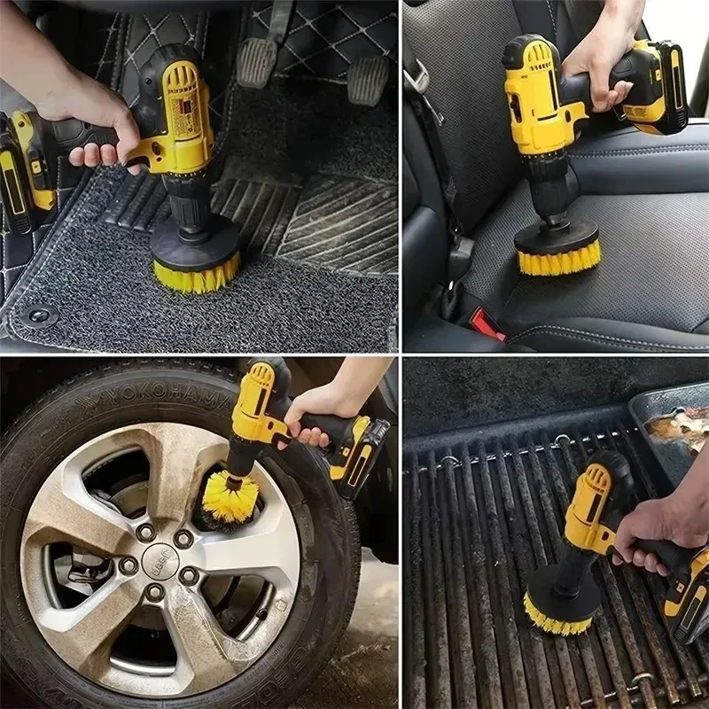 Détail des poils de la brosse