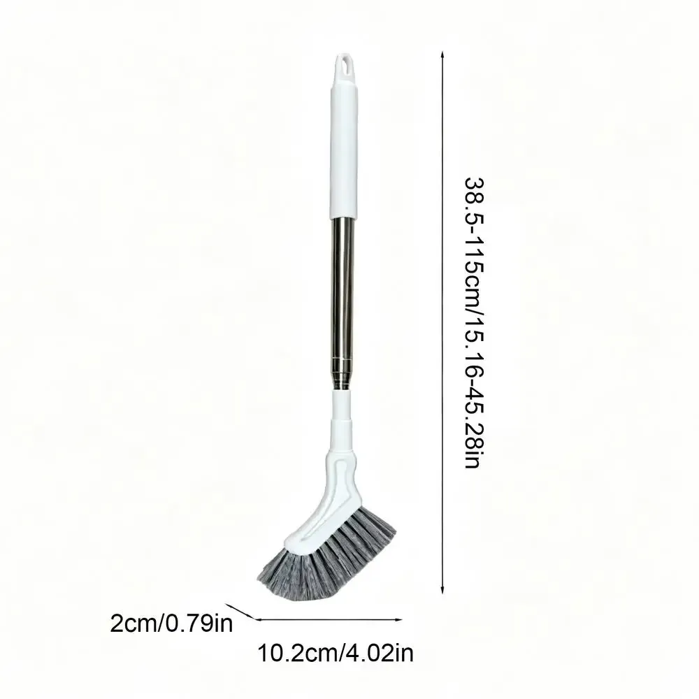 Brosse à joints à poils durs, anti-dérapante, à long manche, à suspendre, pour carrelage, sol, cuisine et salle de bain 7