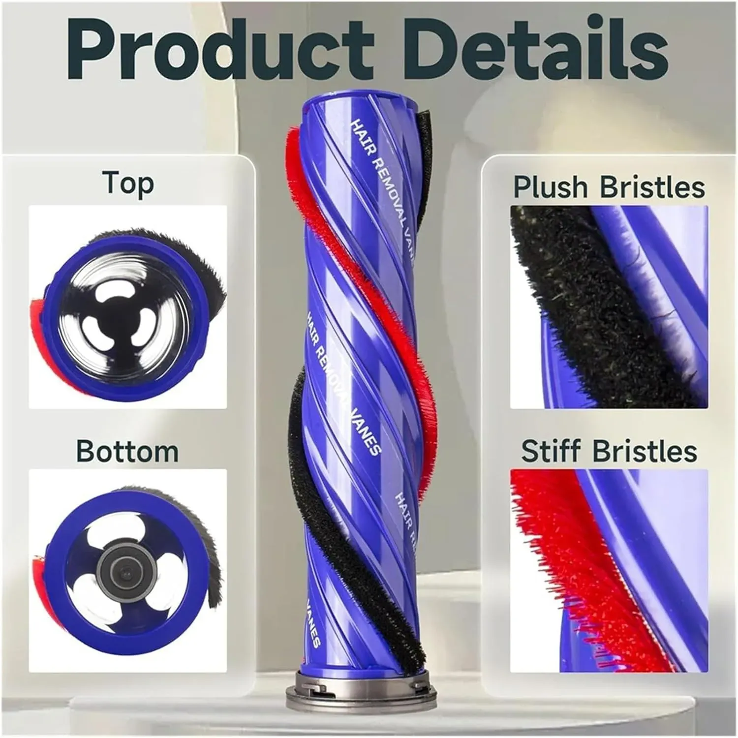 Brosse à rouleau de remplacement pour aspirateur Dyson, en situation