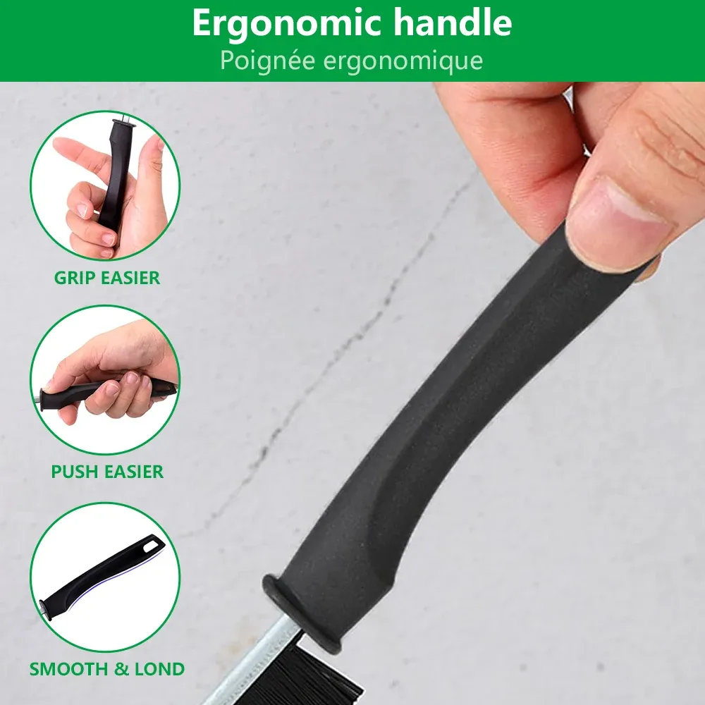 Brosse de nettoyage à poils durs pour joints, interstices et rainures, idéale pour carrelage, cuisine et salle de bain 4