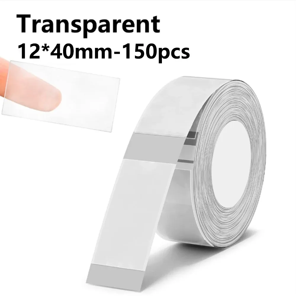 Marklife P15 Rouleau d'étiquettes thermiques autocollantes pour mini imprimante thermique compatible D30, P12 et Q30 12