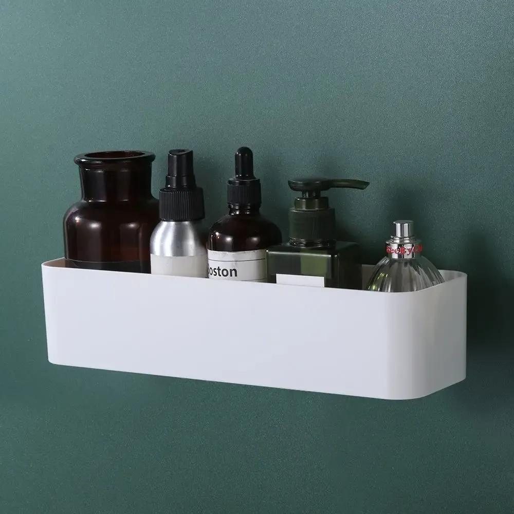 Support mural adhésif pour télécommande et boîte de rangement à cosmétiques 3