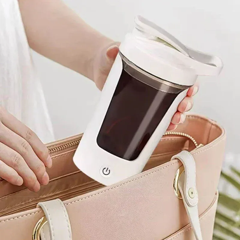 Shaker électrique automatique portable de 450 ml pour protéines, fonctionnement sur batterie 6