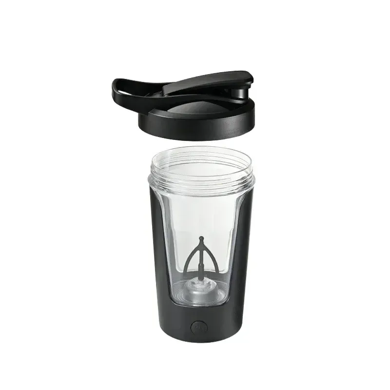 Shaker électrique automatique portable de 450 ml pour protéines, fonctionnement sur batterie 7