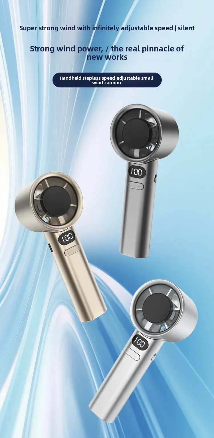 Présentation générale du ventilateur portatif rechargeable