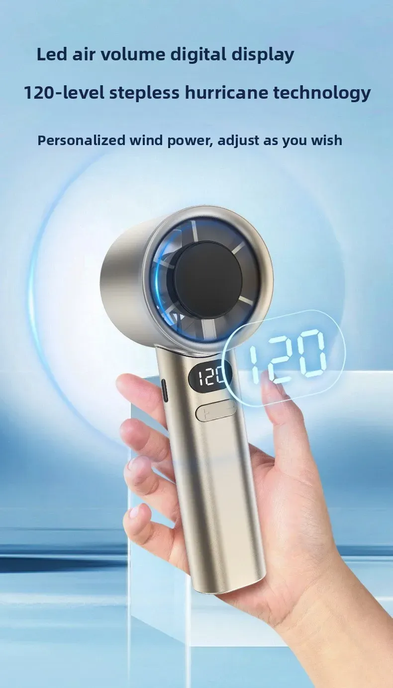 Design épuré du ventilateur portatif