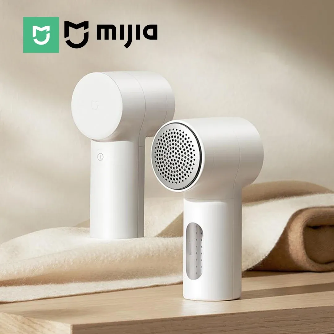 MIJIA Anti-bouloches 2, Rasoir pour vêtements, Autonomie 180 min, Lames 6 tranchants, Rechargeable USB, Éliminateur de peluches - Image 1