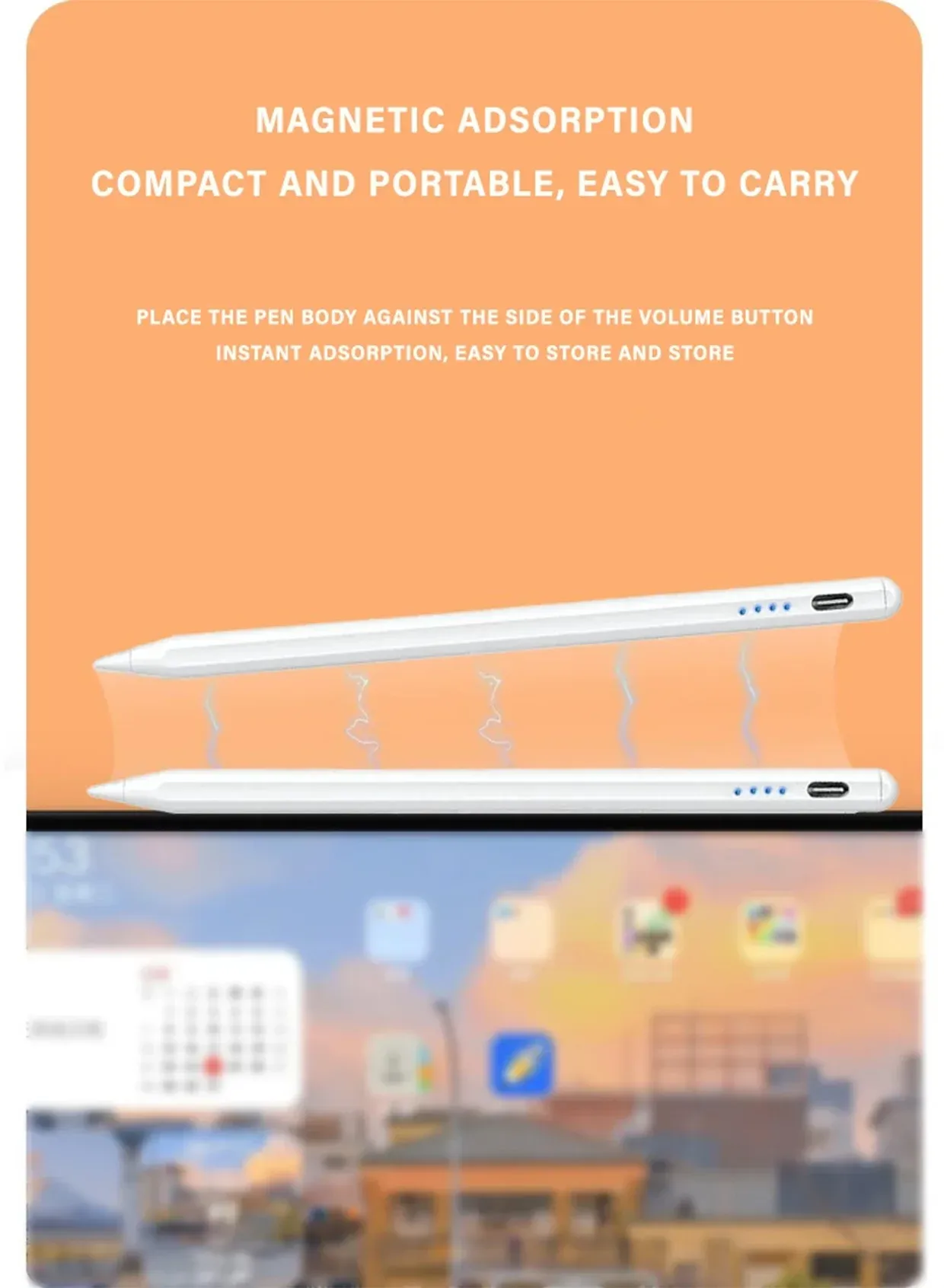 Détail du design du stylet universel